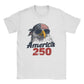 America 250 Years Anniversary T-Shirt – 1776–2026 Patriotic Cotton Tee for Men & Women
