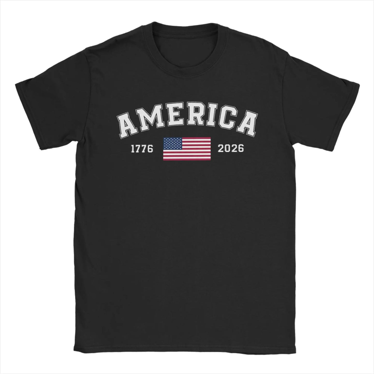 America 250 Years Anniversary T-Shirt – 1776–2026 Patriotic Cotton Tee for Men & Women