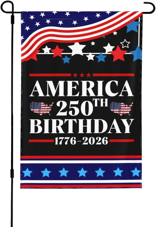 USA 250 Years Anniversary Flag – Semiquincentennial Outdoor Garden Flag