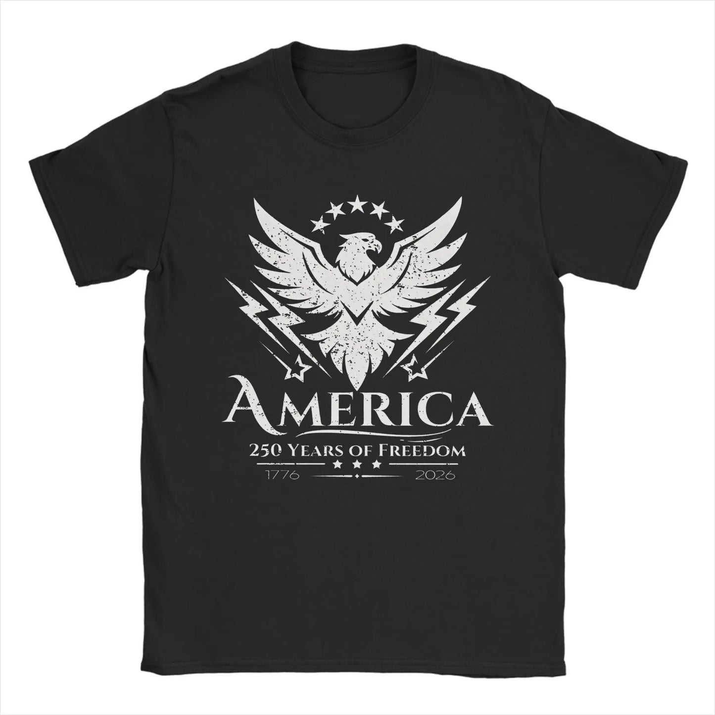 America 250 Years Anniversary T-Shirt – 1776–2026 Patriotic Cotton Tee for Men & Women
