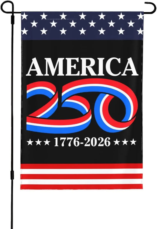 USA 250 Years Anniversary Flag – Semiquincentennial Outdoor Garden Banner