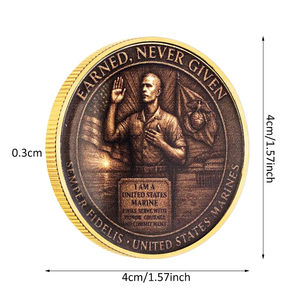 U.S. Marine Corps 250th Anniversary Gold Commemorative Coin (1775–2025)