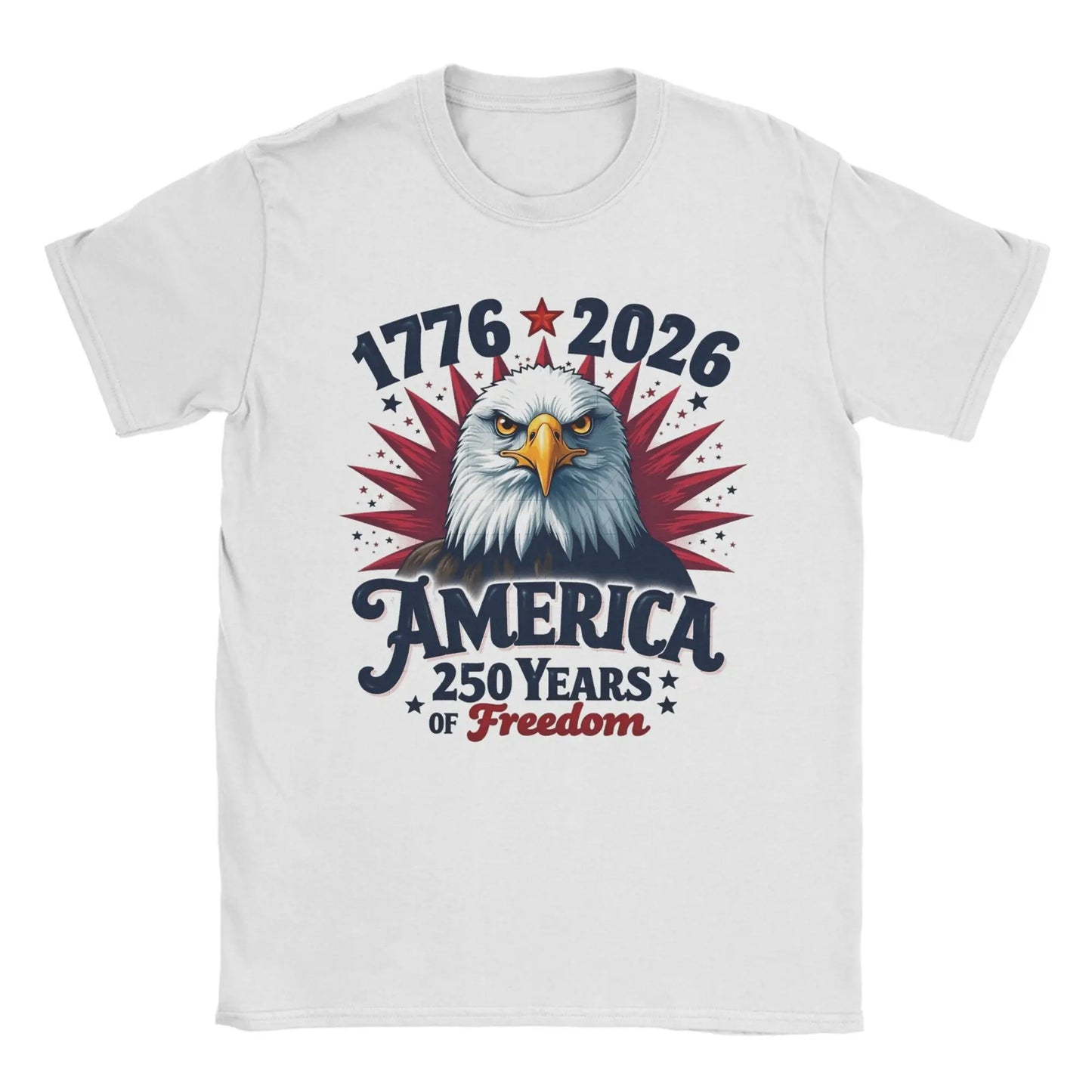America 250 Years Anniversary T-Shirt – 1776–2026 Patriotic Cotton Tee for Men & Women