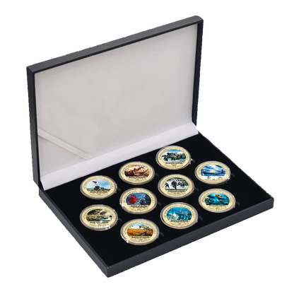 80th Anniversary of World War II Gold Commemorative Coins