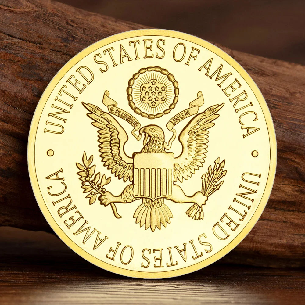 Great Seal of America Eagle Commemorative Coins The President of The United States Obama 2009-2017 Souvenir Coin