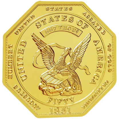 1851 America Octagonal Commemorative Coin – Great Seal of the USA