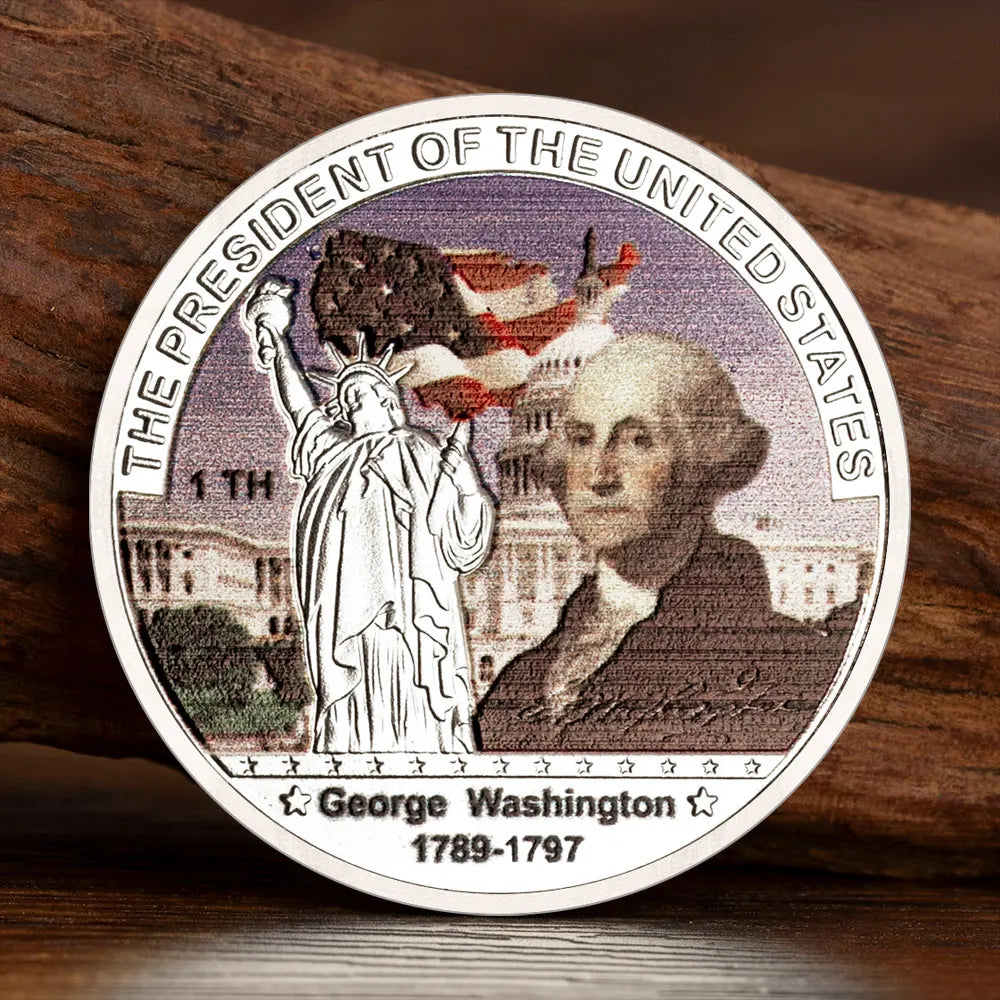 The First President of the United States – George Washington Commemorative Coin (1789–1797)