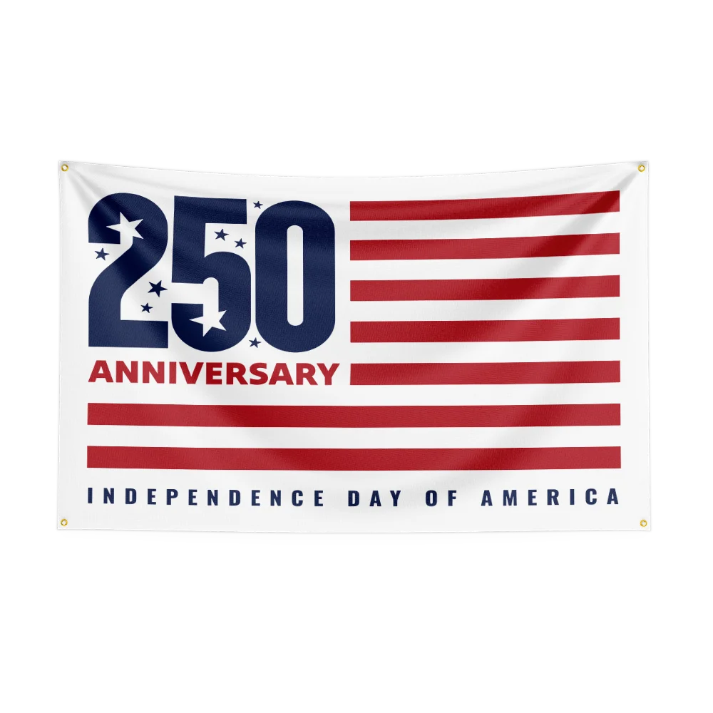 US 250th Anniversary Flag – 1776–2026 Semiquincentennial Outdoor Banner
