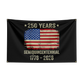US 250th Anniversary Flag – 1776–2026 Semiquincentennial Outdoor Banner
