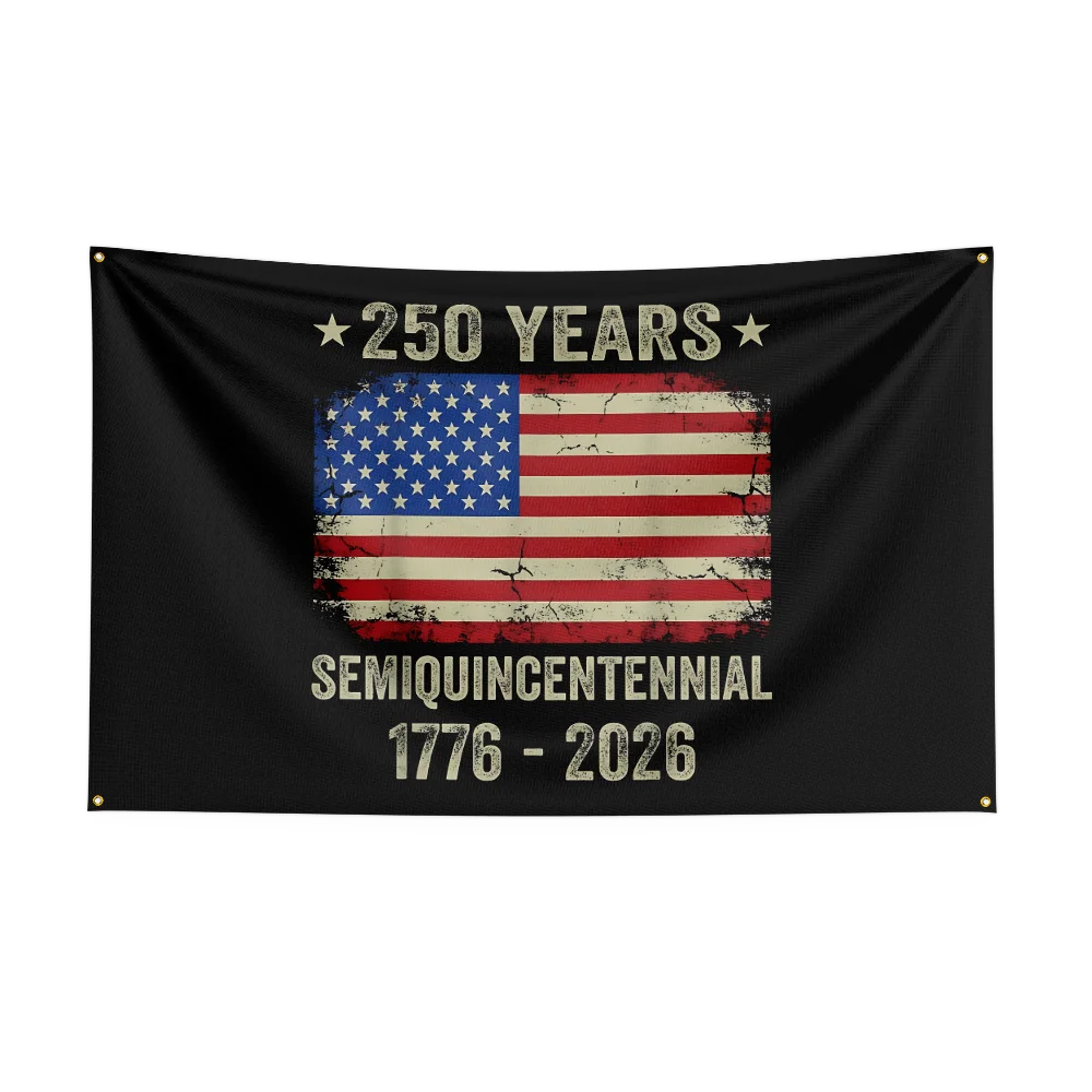 US 250th Anniversary Flag – 1776–2026 Semiquincentennial Outdoor Banner