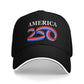 America 250 Years Anniversary Baseball Cap – 1776–2026 Patriotic Unisex Hat