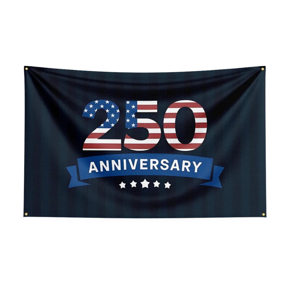 US 250th Anniversary Flag – 1776–2026 Semiquincentennial Outdoor Banner