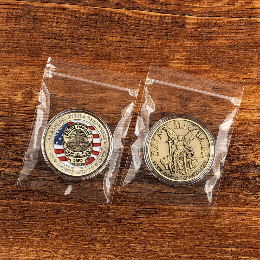 Los Angeles Police Department Saint Michael Gold Commemorative Coin