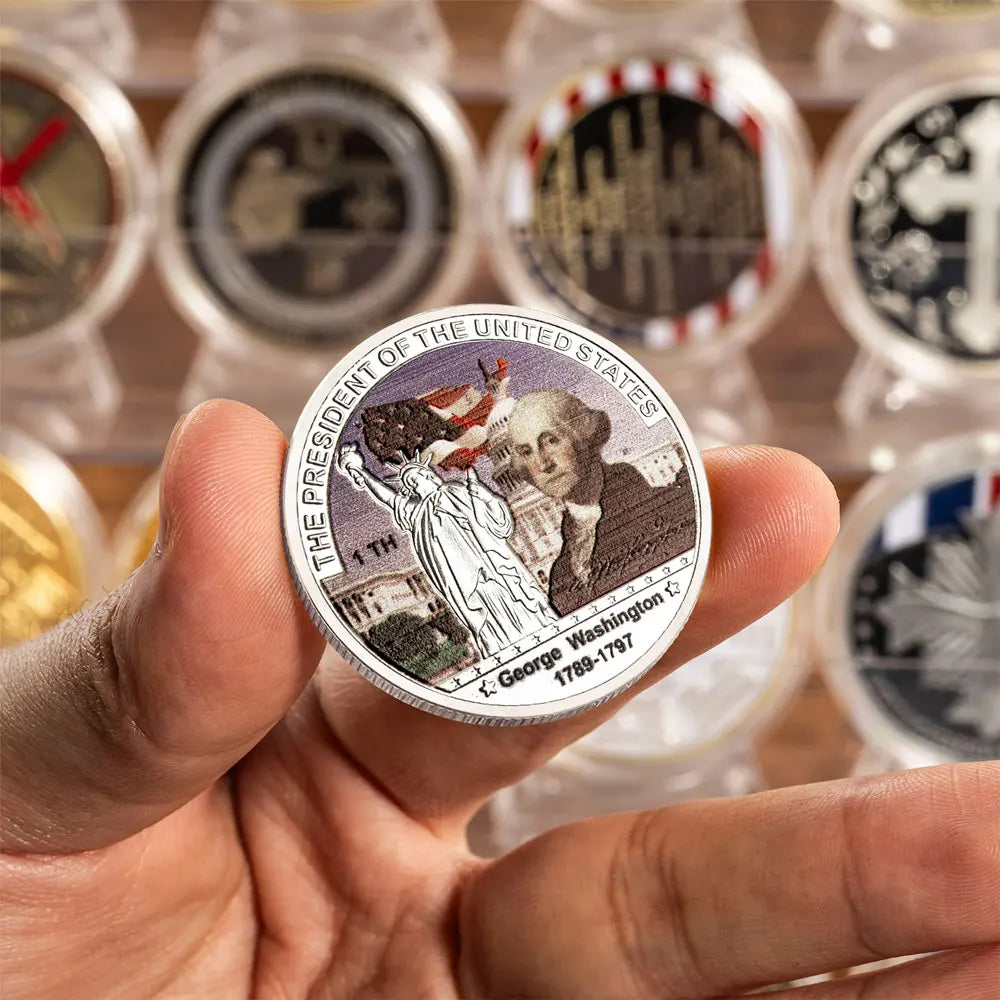 The First President of the United States – George Washington Commemorative Coin (1789–1797)